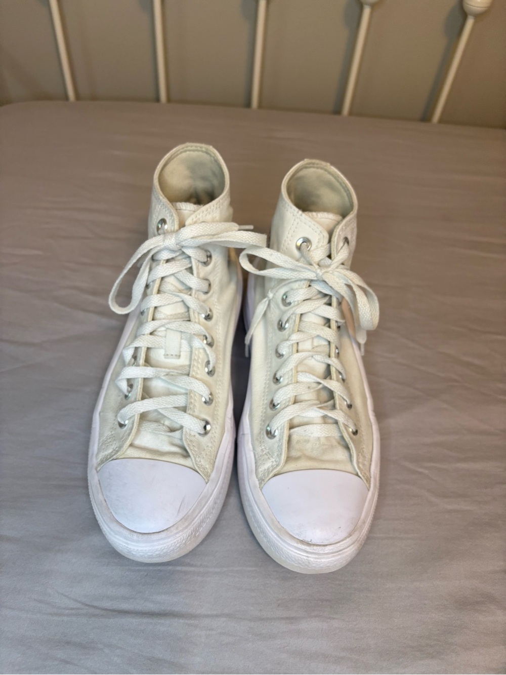 Converse Chuck Taylor Move Platform High Top Sneakers White Women’s 9 - Picture 11 of 12